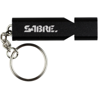 SABRE Emergency Safety Whistle with Key Ring and Detachable Lanyard (WSTL-02)