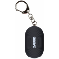 SABRE Black 2-in-1 Personal Alarm with LED Light (PA-LEDBK-02)