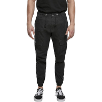 BRANDIT INDIVIDUAL WEAR Men's Black Cargo Jogger Pants (1018-11002)