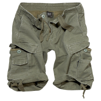 BRANDIT INDIVIDUAL WEAR Men's Classic Olive Cargo Shorts (2002-15001)