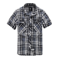 BRANDIT INDIVIDUAL WEAR Essential Anthracite Black Ch Short Sleeve Shirt (4012-12069)