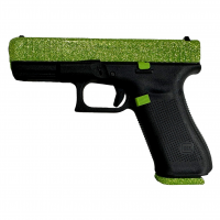 GLOCK 45 Gen5 9mm 4.02in 17rd Zombie Green Glitter Gun Double-Action Pistol (PA455S203ZGGG)