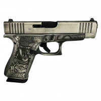 GLOCK 48 Custom 9mm 4.17in 10rd Battle Worn Slide/Bushido Frame Semi-Auto Pistol (PA4850201 MODBSBWS)