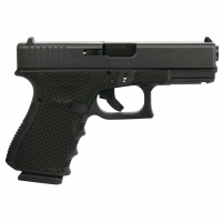 GLOCK 19 Gen 3 Custom 9mm Luger 4.02in 15rd Polymer Chainmail Stippled Frame Semi-Auto Pistol (PI1950203 MODCMS)