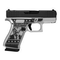GLOCK 43x MOS Custom "Trump 2024 Mug Shot" 9mm 3.41in 2x 10rd Mags Pistol (PX4350201FRMOSMODMS)