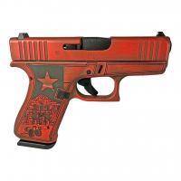 GLOCK 43X Custom "Texas Orange" 9mm 3.41in 2x 10rd Mags Pistol (PX4350201MODTXO)