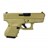 GLOCK G26 Gen4 9mm 3.43in 10rd Flat Dark Earth Semi-Automatic Pistol (UG2650201FDE)