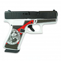 GLOCK 43X Custom "Florida White" 9mm 3.41in 2x 10rd Mags Pistol (PX4350201MODFLFL)