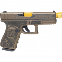 GLOCK 19 Gen 3 Custom 9mm Luger 2x15rd 4.6in Trump Edition Semi-Auto Pistol (UI1950203 MODT)