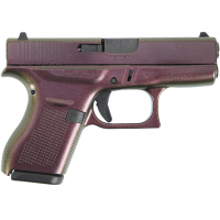 GLOCK 42 Custom .380 ACP 3.25in 2x6rd Shimmering Razorback Semi-Auto Pistol (UI42502 MODRB)