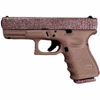 GLOCK 23 Gen 3 40SW 4.02in 13rd Rose Gold Glitter Gunz Semi-Auto Pistol (UI2350203RGGG)