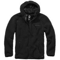 BRANDIT INDIVIDUAL WEAR Men's Hooded Fleece Full Zip Black Jacket (5024-11002)