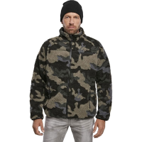 BRANDIT INDIVIDUAL WEAR Men's Fleece Full Zip Dark Camo Jacket (5021-12004)