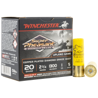 WINCHESTER AMMO Super Pheasant 20Ga 2.75in #5 Diamond Grade Pheasant 25rd/box Shotshells (SPDG205)