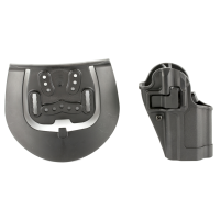 BLACKHAWK SERPA CQC Concealment Holster with Belt and Paddle Attachment, Fits HK VP9/40, Right Hand, Matte Black 410579BK-R