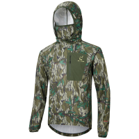 DRAKE Men's Early Bird Gator Mossy Oak Greenleaf Hoodie With Insect Repellent (OT0001-012)