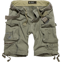 BRANDIT INDIVIDUAL WEAR Men's Relaxed Olive Cargo Shorts (2001-15001)