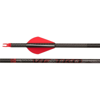 VICTORY ARCHERY VF TKO Sport Low Torque GPI: 9.5 Fletched Arrows, 6-Pack (VFTKS-300FQ-6)