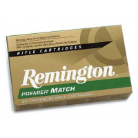 REMINGTON Premier Match 308 Win. 175 Grain BTHP Ammo, 20 Round Box (RM308W8)