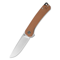 QSP Osprey 4.25in Brown Micarta Ball Bearing Pocket Knife (QS139-A-Osprey)