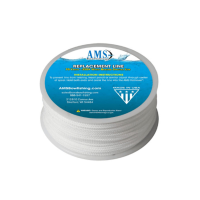 AMS BOWFISHING 70 yds 350# White Braided Spectra Line (L21-70)