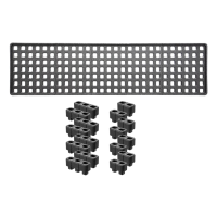 MAGPUL DAKA Grid For Pelican 1750 Protector/Eylar 53in/Harbor Freight Apache 9800 Polypropylene Black Organizer (MAG1324BLK)