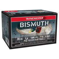 WINCHESTER AMMO 20Ga 3in 15rd #4 Bismuth 1oz Shotshells (SWB2034XV)