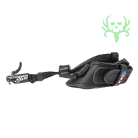 T.R.U. BALL ARCHERY Bone Collector Beast XT Hybrid Buckle Strap Large Black Release (BCHB-BK-L)