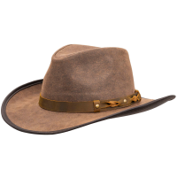 OUTBACK TRADING Mystery Creek Brown Hat (14734-BRN)