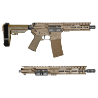 DIAMONDBACK DB15 5.56/300BLK 7in/10in 30rd Flat Dark Earth Semi-Automatic Pistol (DB195AK061)