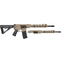 DIAMONDBACK DB15 Combo 5.56x45mm NATO 16in 30rd FDE Semi-Auto Rifle With Additional 300 Blackout Upper Receiver (DB1721K061)