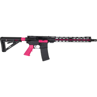 DIAMONDBACK DB15 5.56x45mm NATO 16in 30rd Black/Pink Accents Semi-Auto Rifle (DB175AK591)