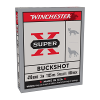 WINCHESTER AMMO Super-X 410Ga 3in 5rd Buckshot Shotshells (XB413)