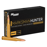 SIG SAUER Marksman Hunter 270 Win 140Gr Sierra GameKing Jacketed Hollow Point 20Rd/Box Rifle Ammo (E270GK140-20)