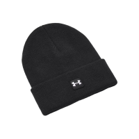 UNDER ARMOUR Unisex Halftime Black Cuff Beanie (1373155-001-OSFM)