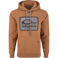 DRAKE Men's Drake Graphic Golden Pecan Dark Heather Work Hoodie (DS9090-GPD)