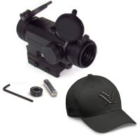 VORTEX Spitfire 1x Prism Scope w/ DRT Reticle MOA & Men's FlexFit Cap