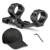 VORTEX 30mm Sport 1.5in Height Cantilever Mount with Men's Flexfit Cap