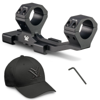 VORTEX 1in Sport 1.5in Height Cantilever Mount w/ Men's Flexfit Cap