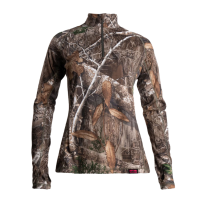 KINGS CAMO Women's XKG Elevation Realtree Edge 1/4 Zip Tee (XKGL5206-RE)