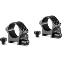 HAWKE Professional Weaver 30mm Low 2pc Black Steel Rings (23105)