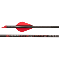 VICTORY ARCHERY VFORCE TKO Sport Low Torque Fletched 10.1 GPI 6pk Arrows (VFTKS-250FQ-6)