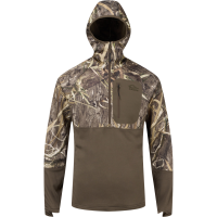 DRAKE Men's MST Offset 2.0 Habitat Half Zip Hoodie (DW0030-022)