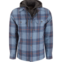 DRAKE Men's Campfire Spellbound Heather Flannel Hoodie (DS1078-SPB)