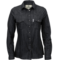 OUTBACK TRADING Women's Kat Button Up Black Shirt (42246-BLK)