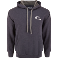 DRAKE Men's The Waterfowl Company Logo Night Sky Navy Heather Hoodie (AD9600-NSN)