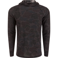 DRAKE Men's Hunter Creek Bamboo Old School Black Long Sleeve Hoodie (DS1636-041)