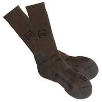 BANDED Base Heavyweight Calf Length Merino Wool Chocolate Socks (B1240005-OT)
