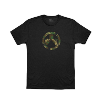 MAGPUL Men's Woodland Camo Icon Blend Black T-Shirt (MAG1225-001)