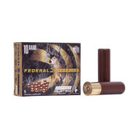 FEDERAL Vital-Shok 10 Gauge 3.5in 00 Buckshot Ammo, 5 Round Box (P108F00)